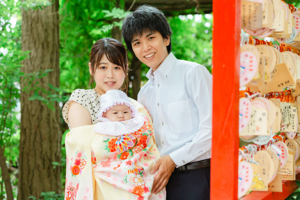 お宮参り,多摩川浅間神社