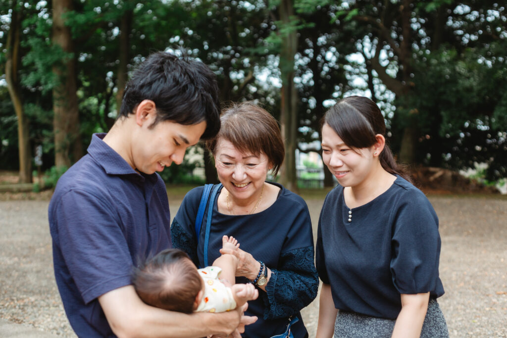 お宮参り,篠原八幡神社