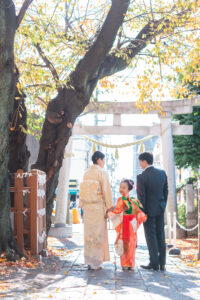 御獄神社,七五三,七歳,日本髪