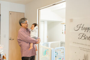 一歳,誕生日,新築祝い,自宅撮影