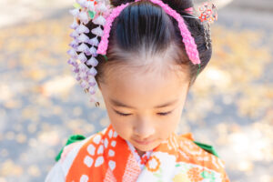 御獄神社,七五三,七歳,日本髪