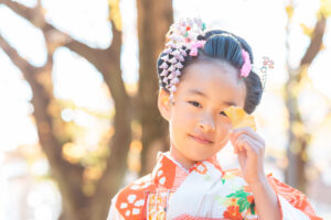 御獄神社,七五三,七歳,日本髪