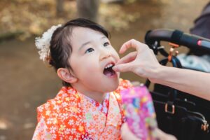 七五三,代々木八幡宮,兄弟,お宮参り