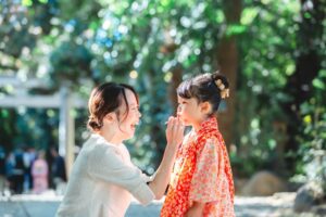 七五三,代々木八幡宮,兄弟,お宮参り