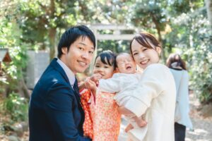 七五三,代々木八幡宮,兄弟,お宮参り