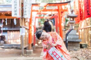 七五三,代々木八幡宮,兄弟,お宮参り