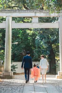 七五三,代々木八幡宮,兄弟,お宮参り