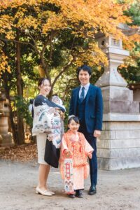 七五三,代々木八幡宮,兄弟,お宮参り