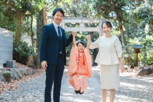 七五三,代々木八幡宮,兄弟,お宮参り